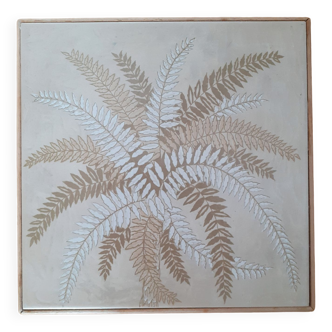 Vintage cement tile trivet