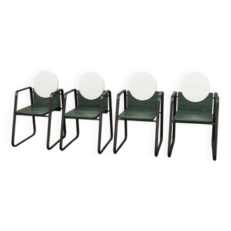 Set of 4 chairs from the 80s Martin Stoll G Pino