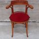 Ancien fauteuil Thonet bois courbé 1950