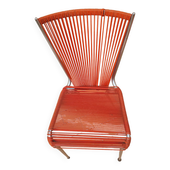 Chaises scoubidou année 50