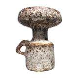 Vase original fat lava forme bougeoir a main vintage Vallauris