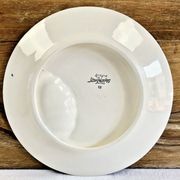 Set of 6 old Digoin Sarreguemines asparagus slushie plates