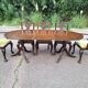 Table ovale anglaise de style victorien