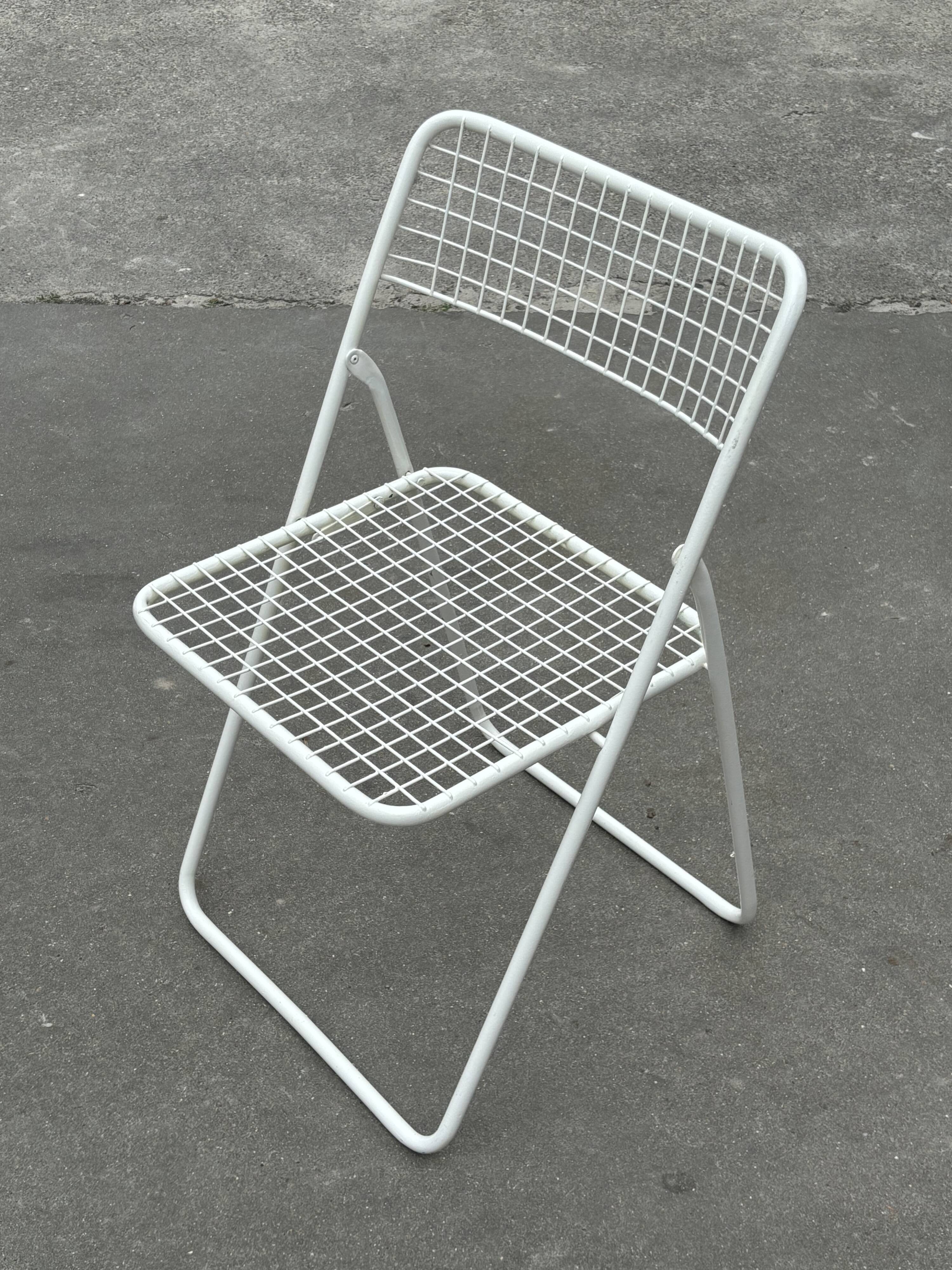 Vintage Folding chair "Ted Net" by Niels Gammelgaard for Ikea 1976