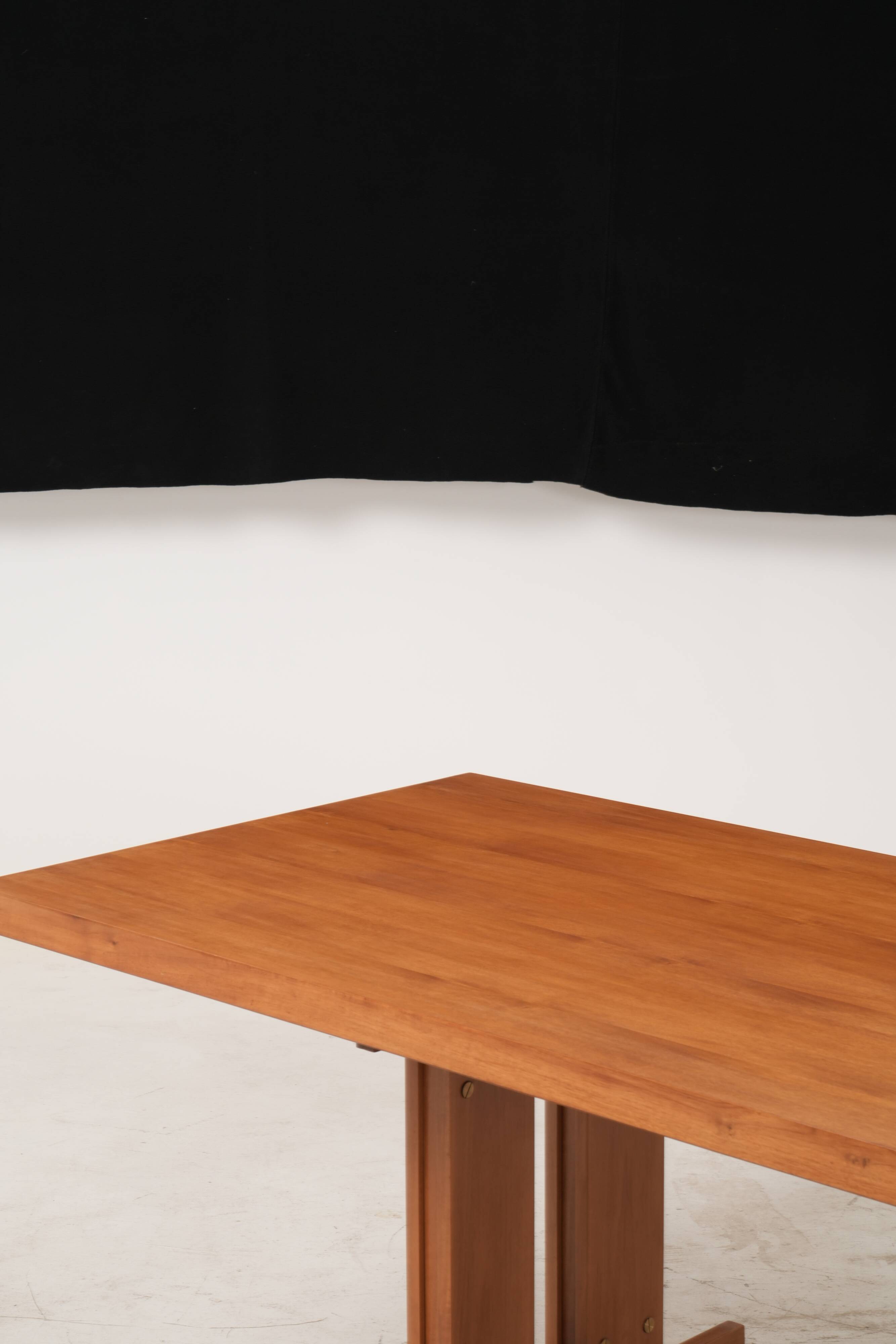 Ilmari Topiovaara/ Large Dining Table (wood)/ Vintage Design Dining Table