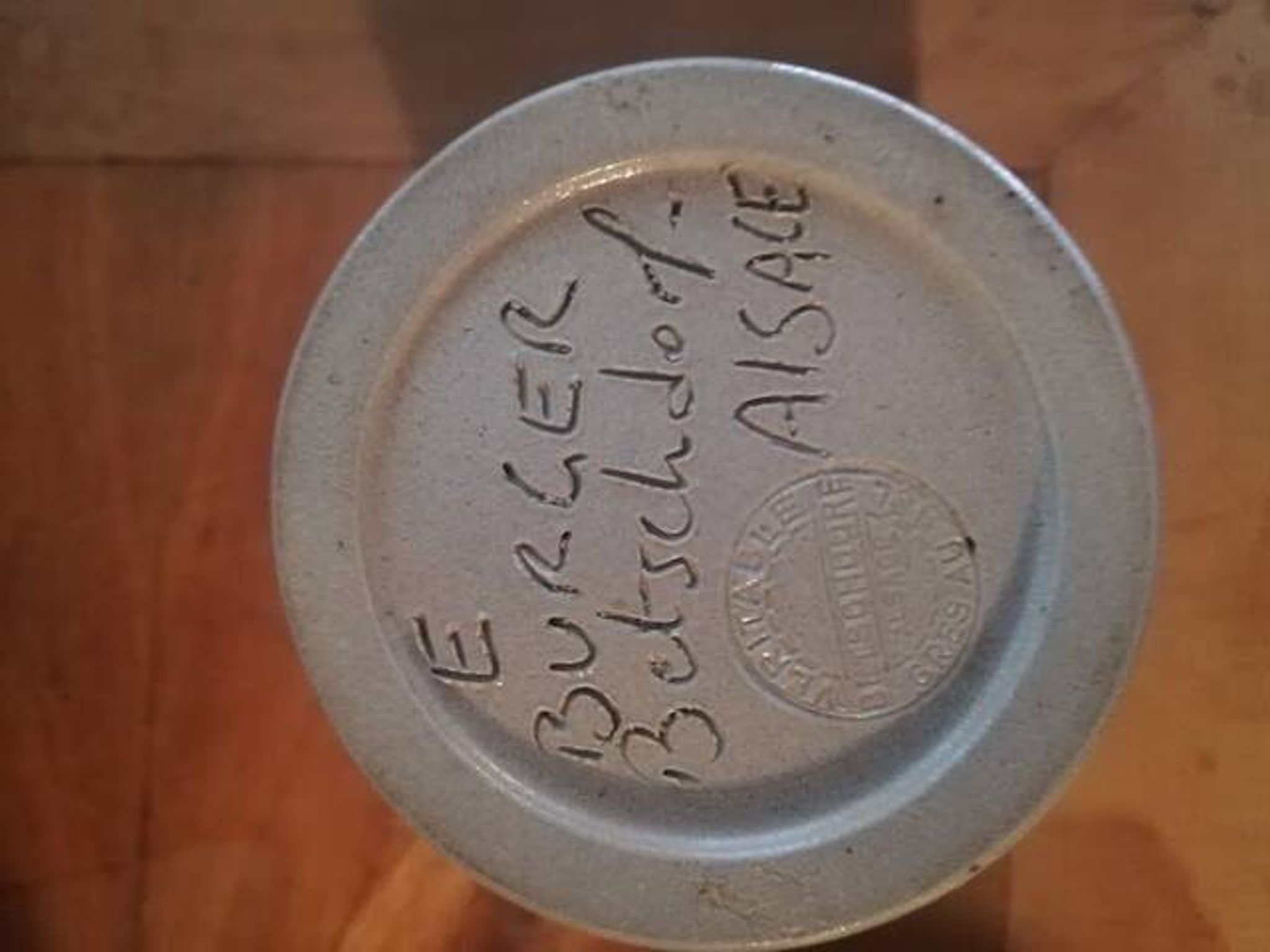 Stoneware vase from Alsace Burger Betschdorf
