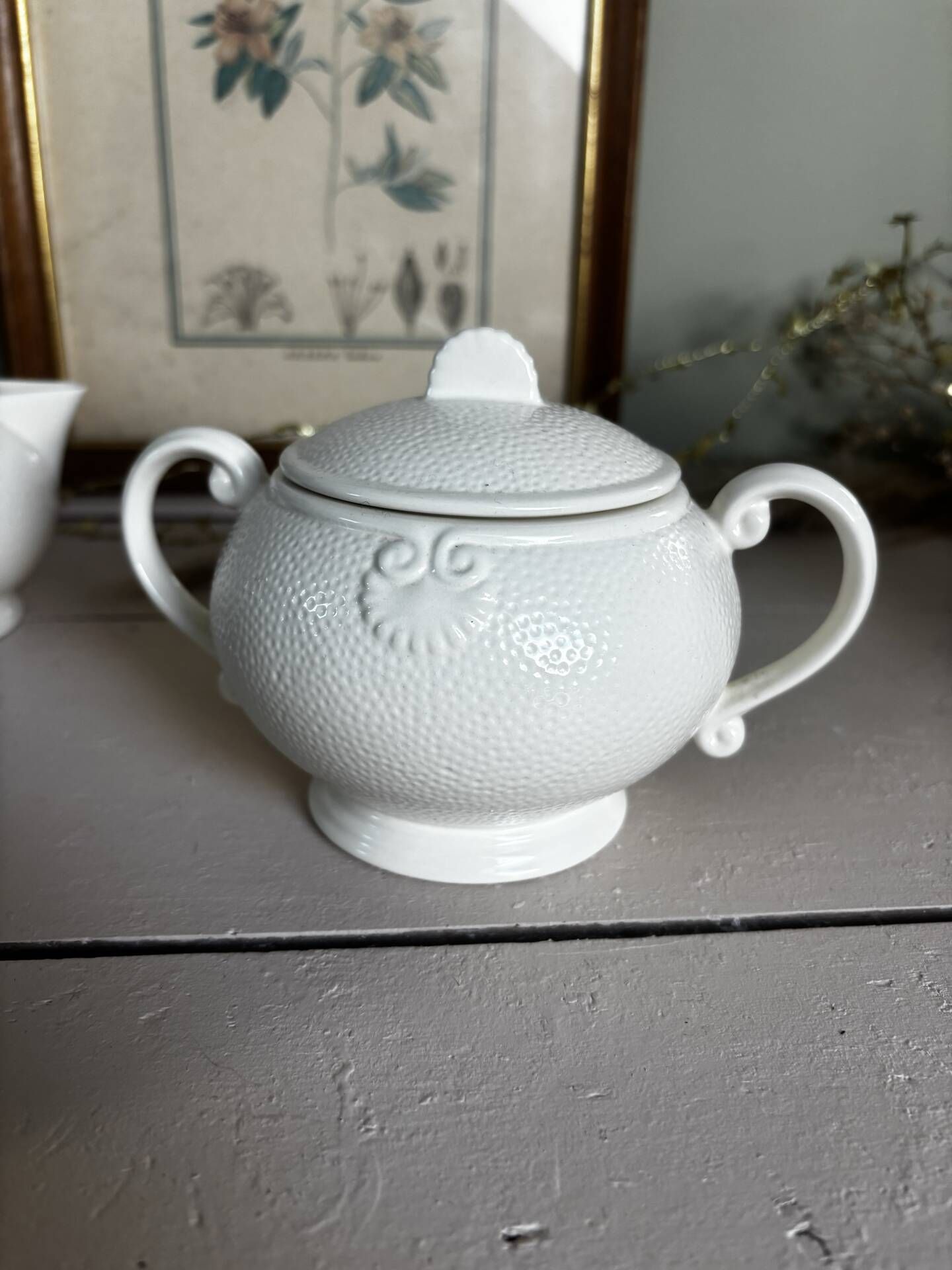 Ensemble théière sucrier pot à lait Geneviève Lethu Hortense 1991