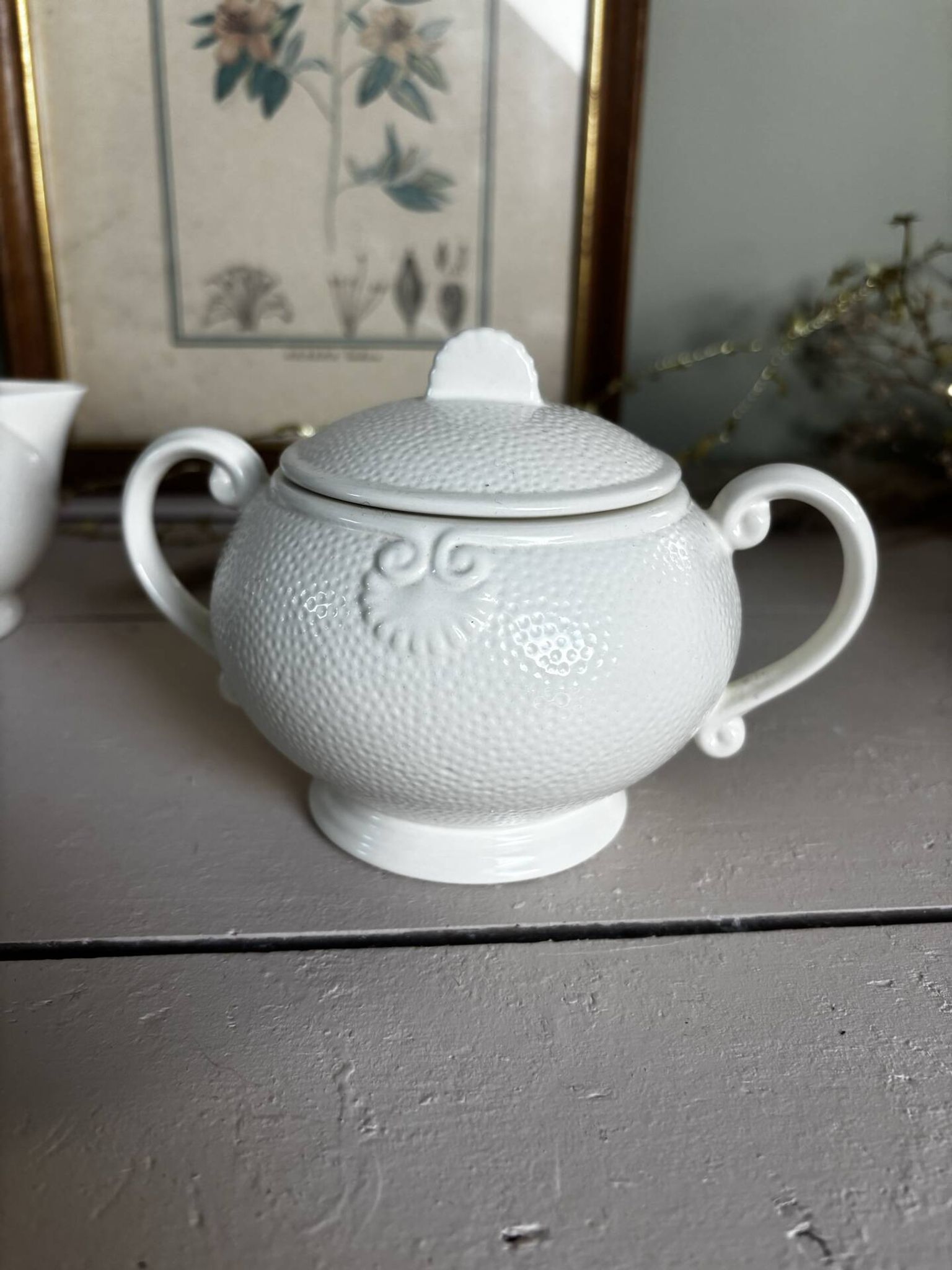 Ensemble théière sucrier pot à lait Geneviève Lethu Hortense 1991