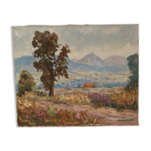 Landscape painting by C.Quillet