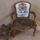 Armchair Louis XV tiger