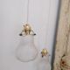 Duo of small glass pendants