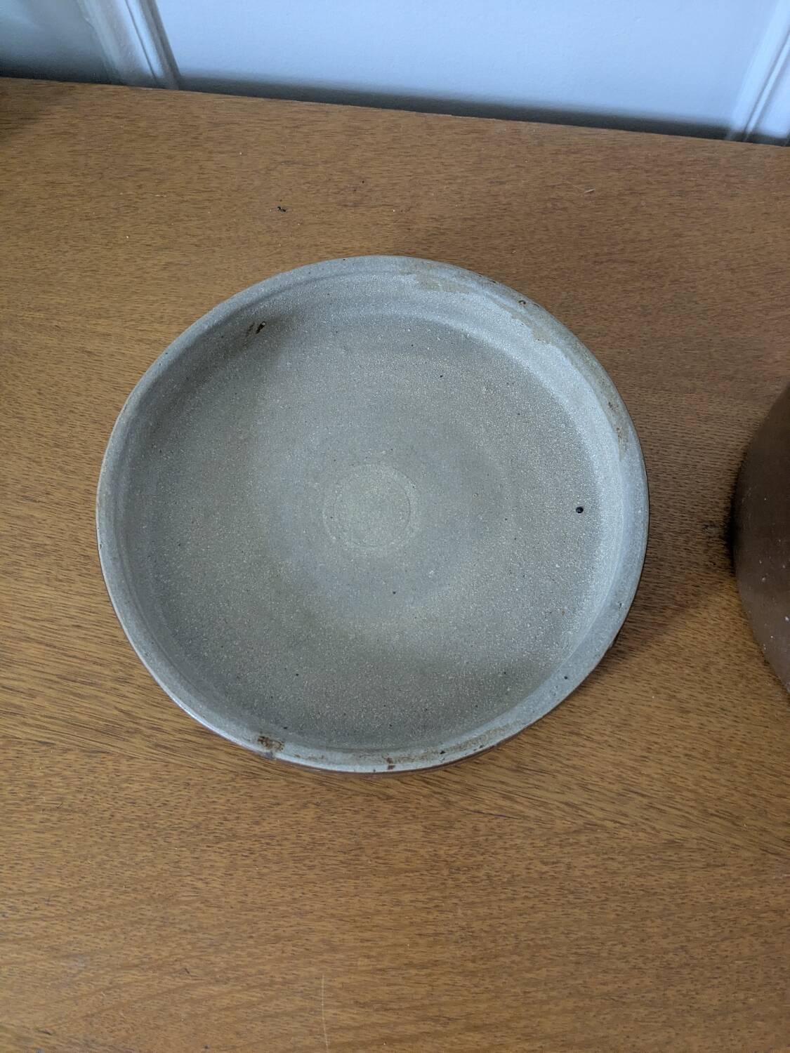 Large ancient stoneware pot