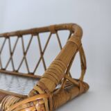 Vintage bamboo shelf