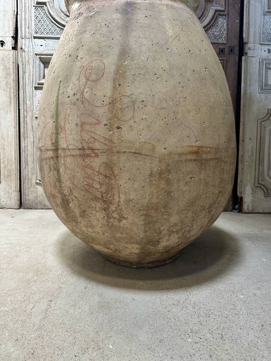 19th-century terracotta jar