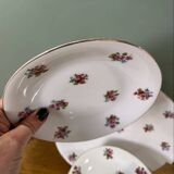 Floral dessert service