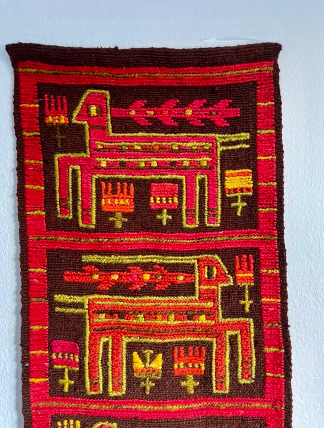 Swedish mcm flat weave rug, rölakan