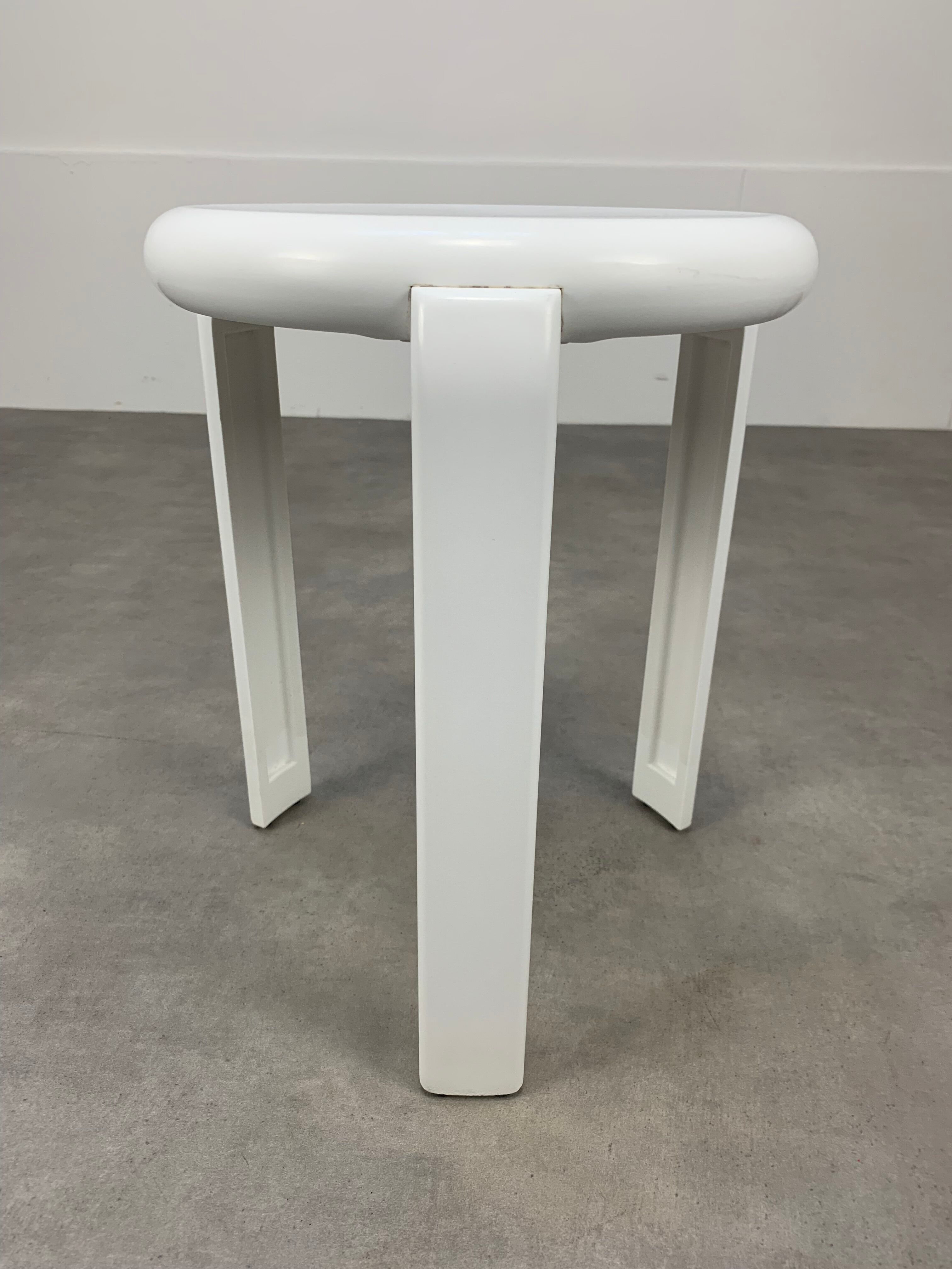 Tabouret tripode Metalplastica Lucchese, Italie, 1970