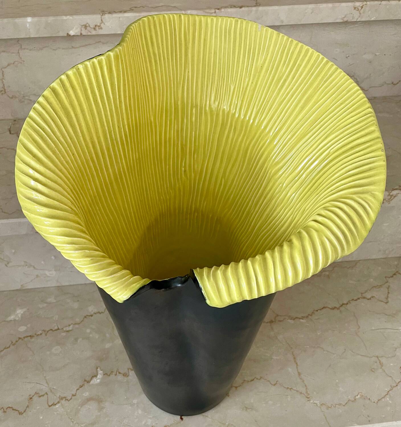 Large ceramic vase by Fernand Elchinger