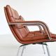 Geoffrey Harcourt pair of armchairs in leather Artifort The Netherlands 196