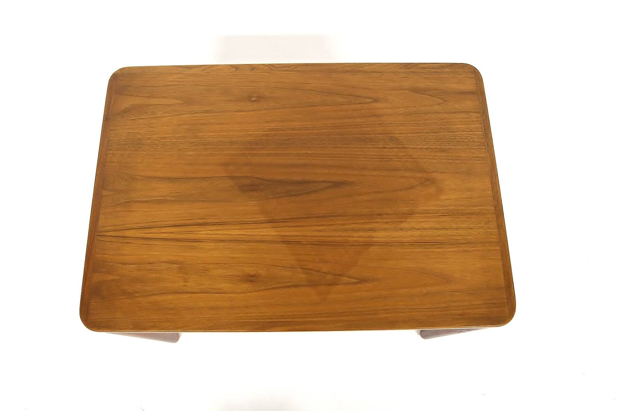Scandinavian side table in walnut, Sweden, 1950.