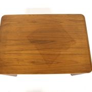 Scandinavian side table in walnut, Sweden, 1950.