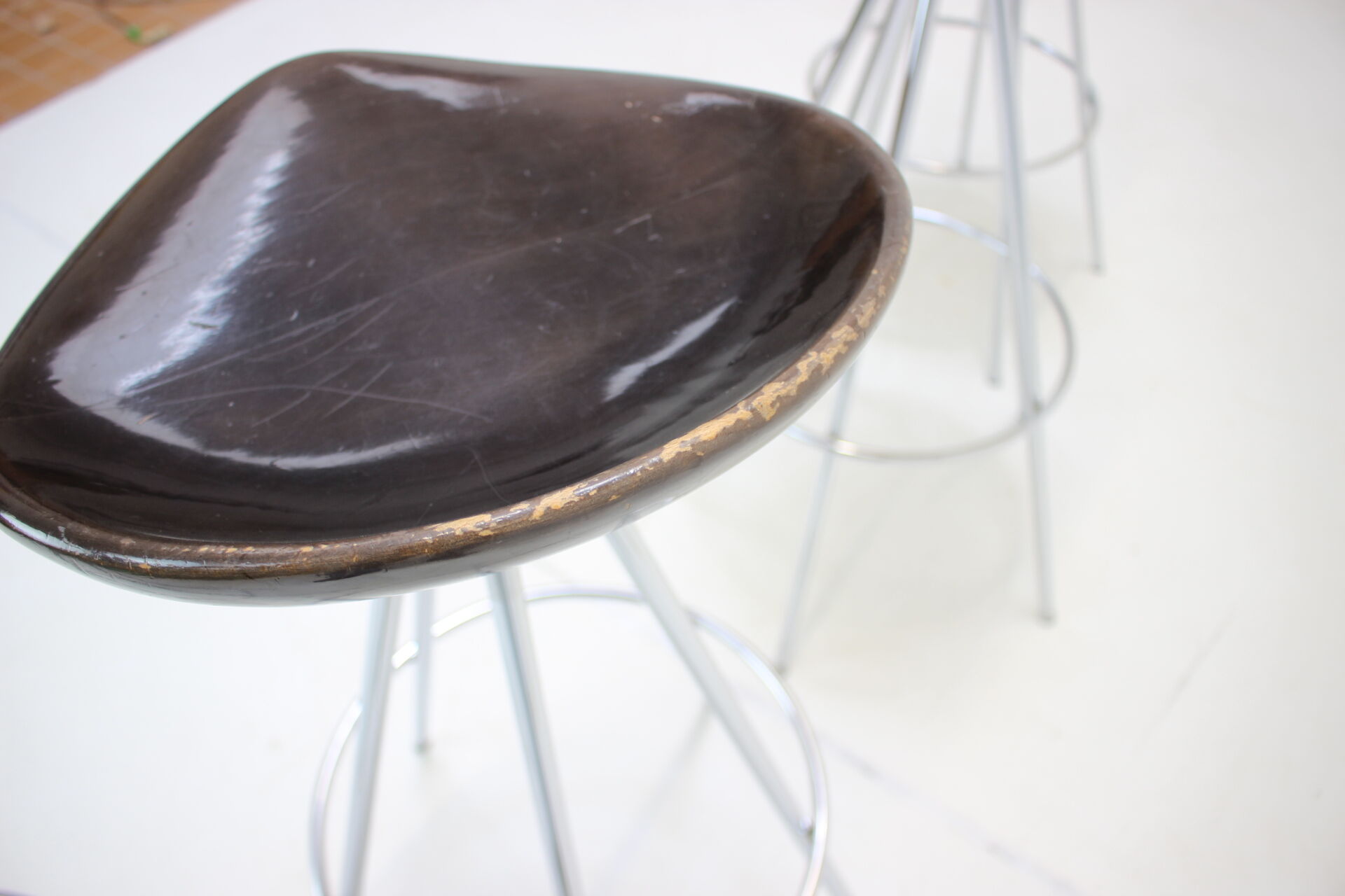 Set of Four Beech Jamaica Bar Stools by Pepe Cortés, 1990s
