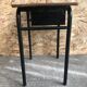 Old desk single desk child metal box + vintage wood tray #6