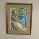 Original Swedish Oil on Canvas - "Natural Landscape" - Signed - Vintage and Framed - 68 × 56 cm
