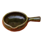 Fire pan / Fondue pot Enamelled terracotta