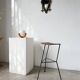 Wicker and metal stool Dennis Lennon 1950