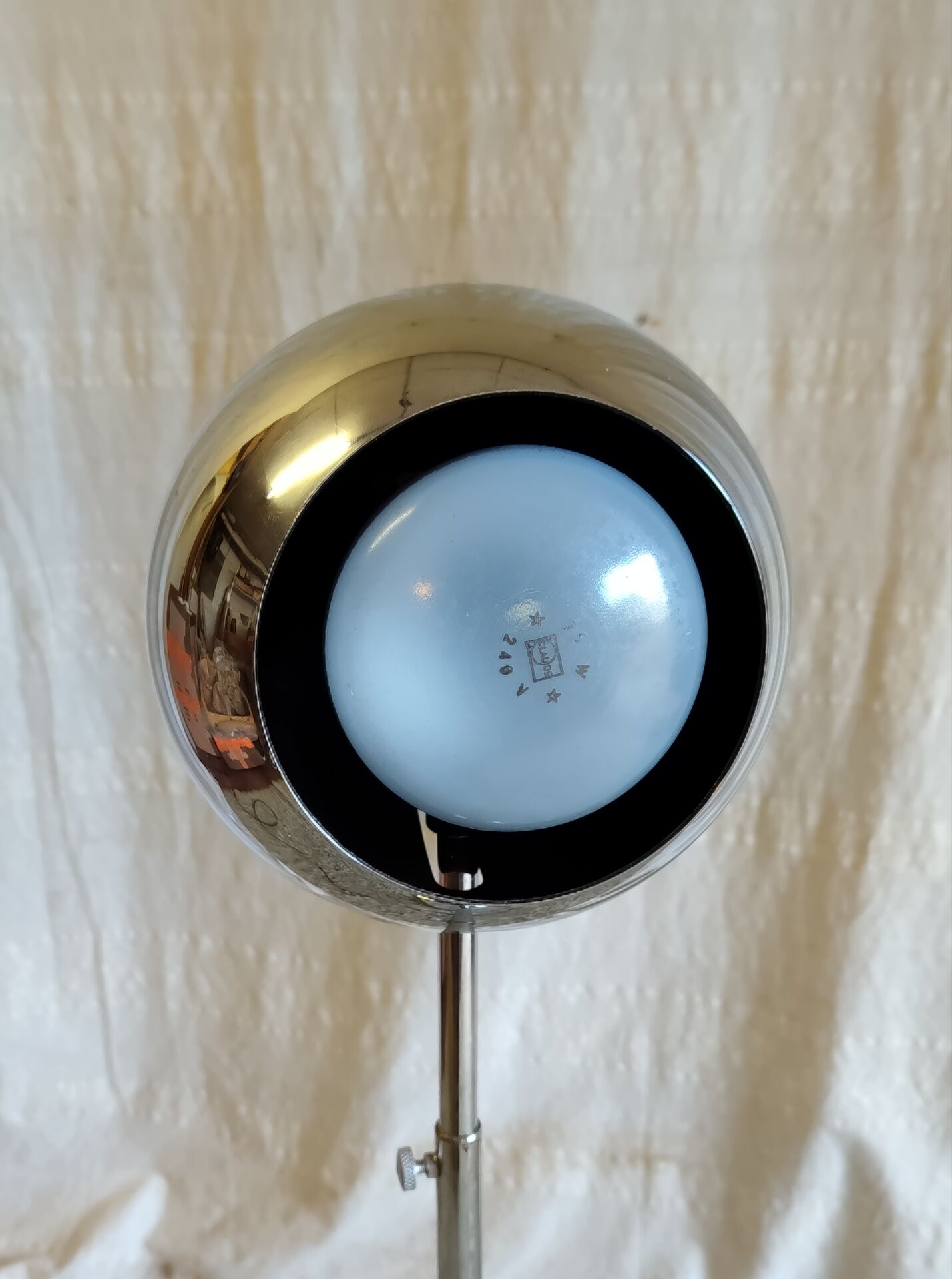 Lampe à poser type Eye-ball style Space-age - années 70 