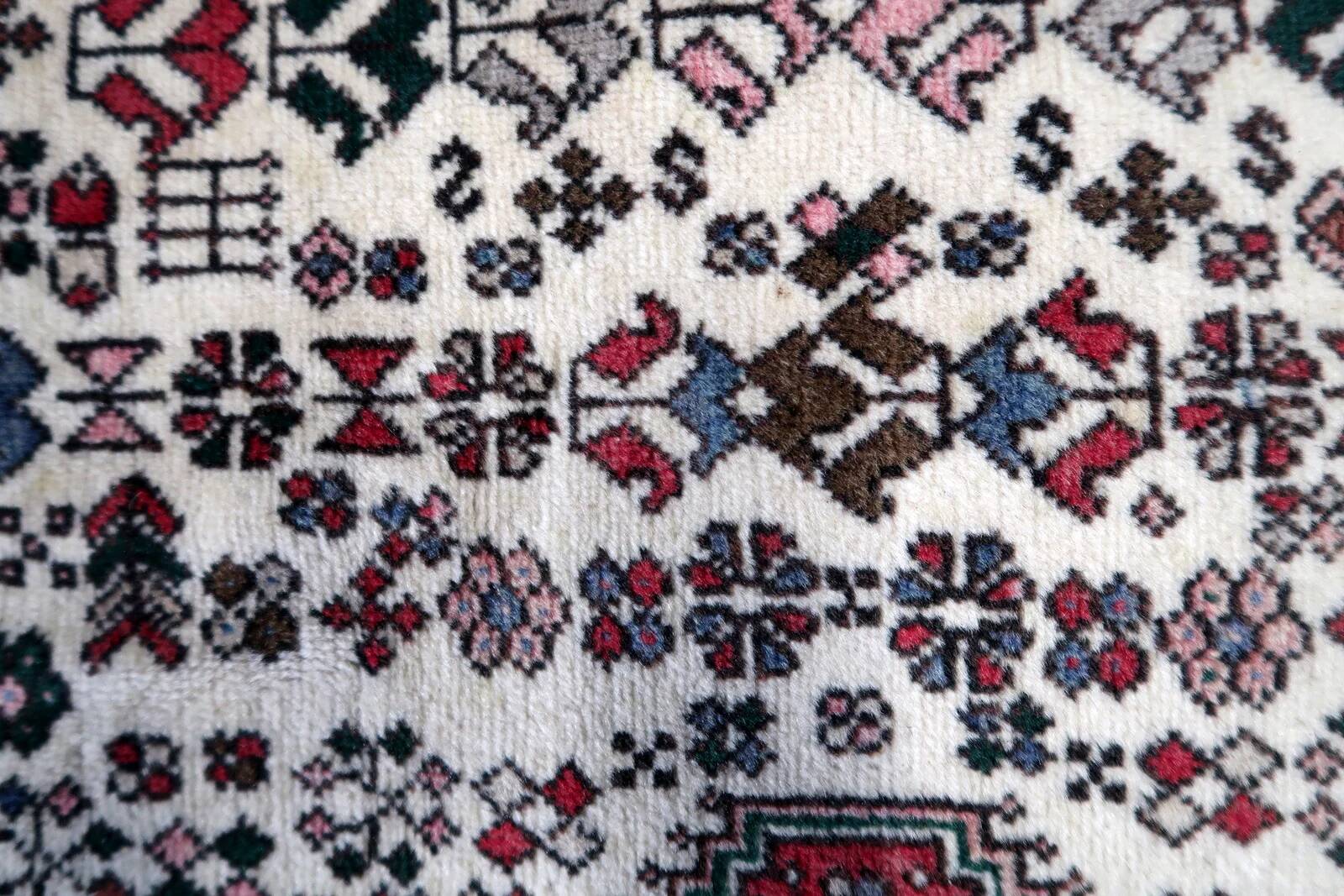Handmade vintage Persian Malayer rug 98cm x 150cm, 1970s