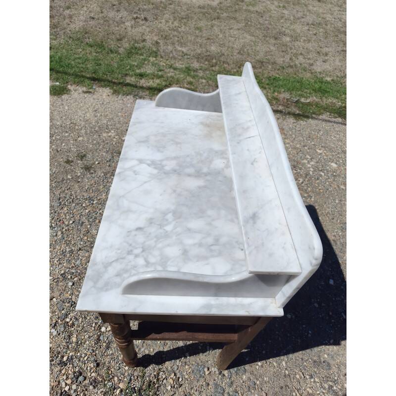 White marble dressing table