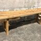 Antique kitchen workbench, vintage kitchen log
