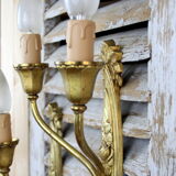 Pair of  art deco wall lamps