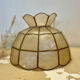 Suspension nacre et laiton vintage