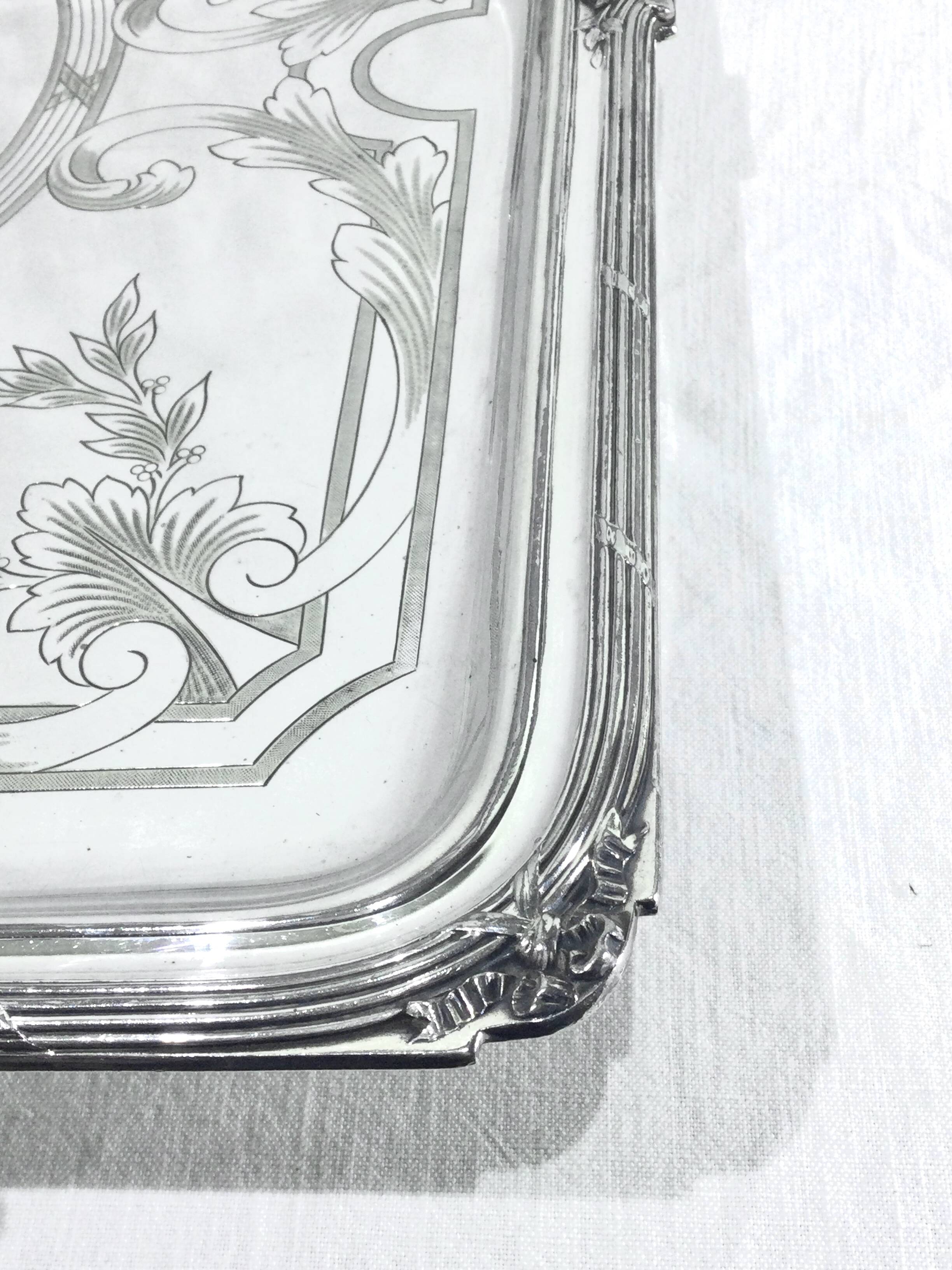 Plateau De Service Vintage En Fer Argenté - 15x15cm, Multifonctionnel Pour Apéritifs, Desserts, Bijoux - Décoration élégante Et Pratique