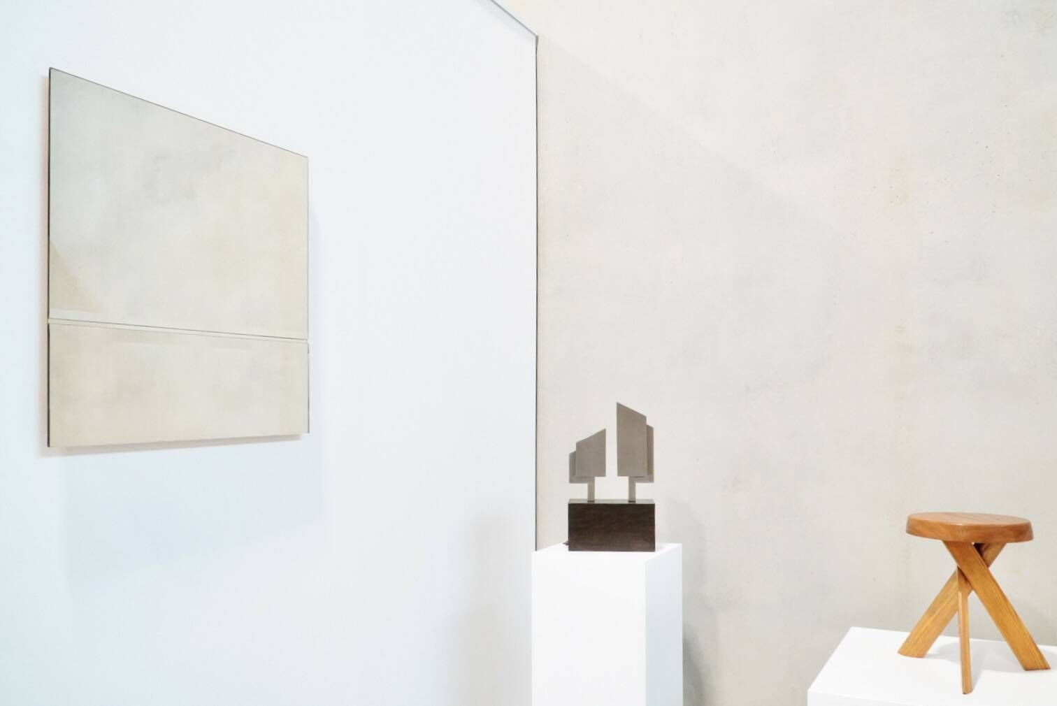 Michel Martens, Minimalist Glass Art Mirror 'Line'