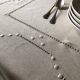 Antique linen tablecloth and whipped cream silk