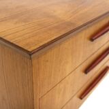 Commode scandinave en teck, Bröderna Gustavssons, Markaryd, Suède, 1950