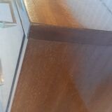Commode en bois vernis, années 80