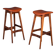 Bar Stools in Rosewood with Cognac Leather by Erik Buch for Dyrlund, 1960s, Set of 2