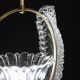 Amazing Murano Glass Art Deco Pendant Chandelier by Ercole Barovier, 1940s