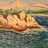 View of Mont Rose in Marseille - Oil on canvas