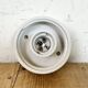 Vintage White Porcelain Ceiling Light, 1970s
