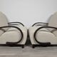 Art Deco Lounge Chairs from Jindřich Halabala, 1950s, Set of 2