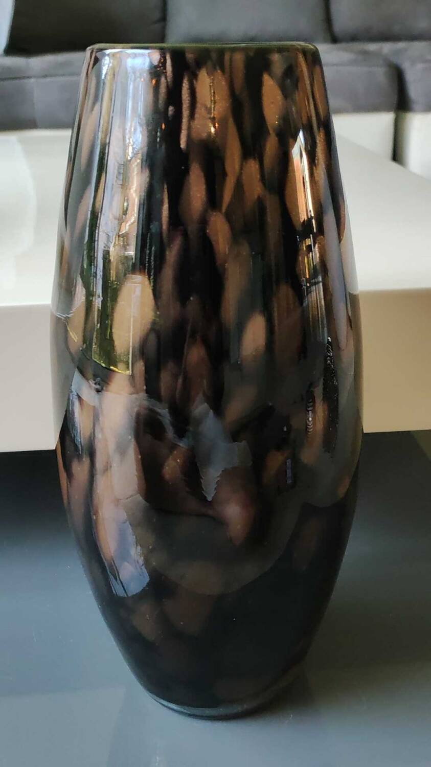 Venetian Murano blown glass vase by Carlo Nason, 1960s