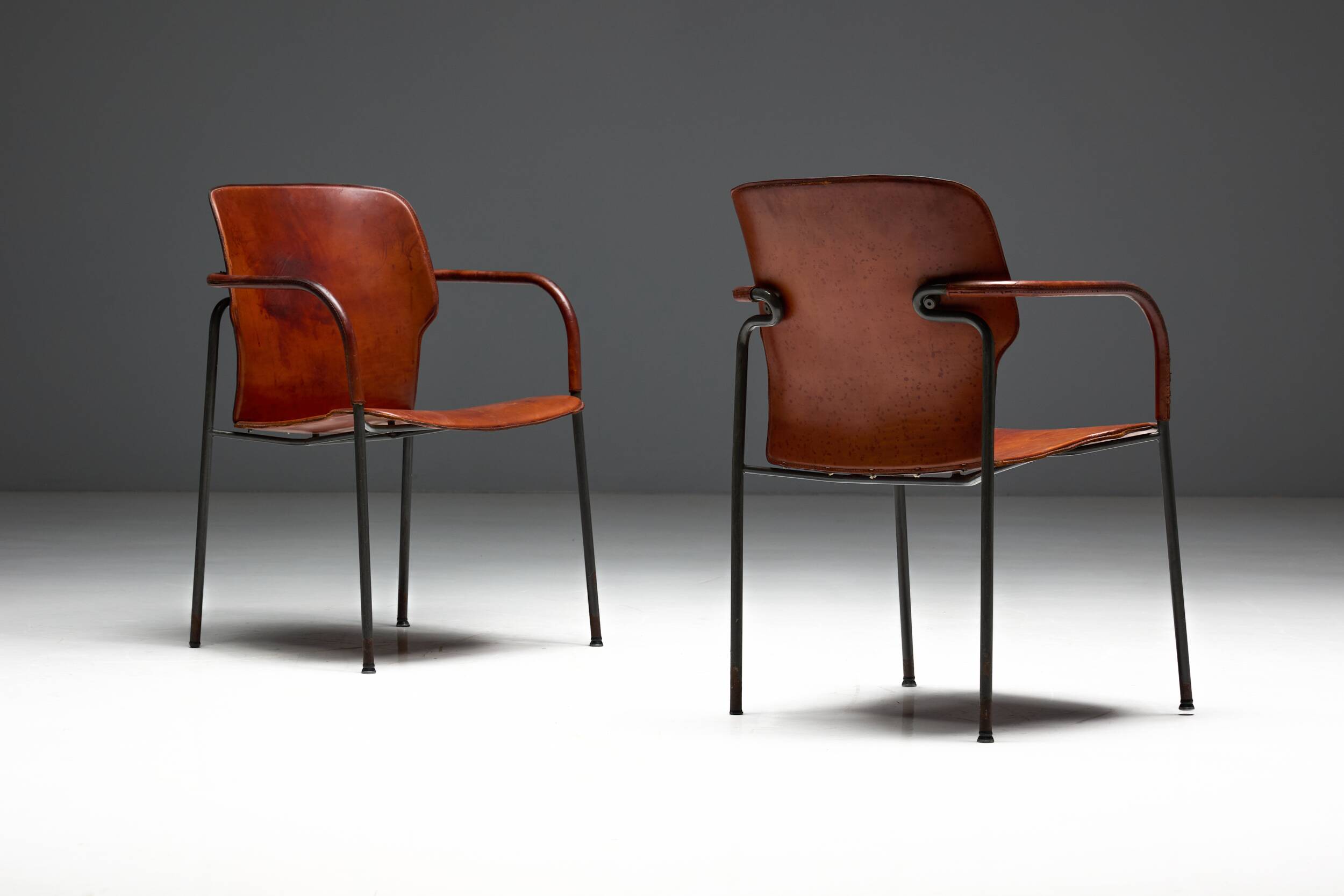 "Lalanda" armchairs by Gianfranco Frattini, Spain, 1980s