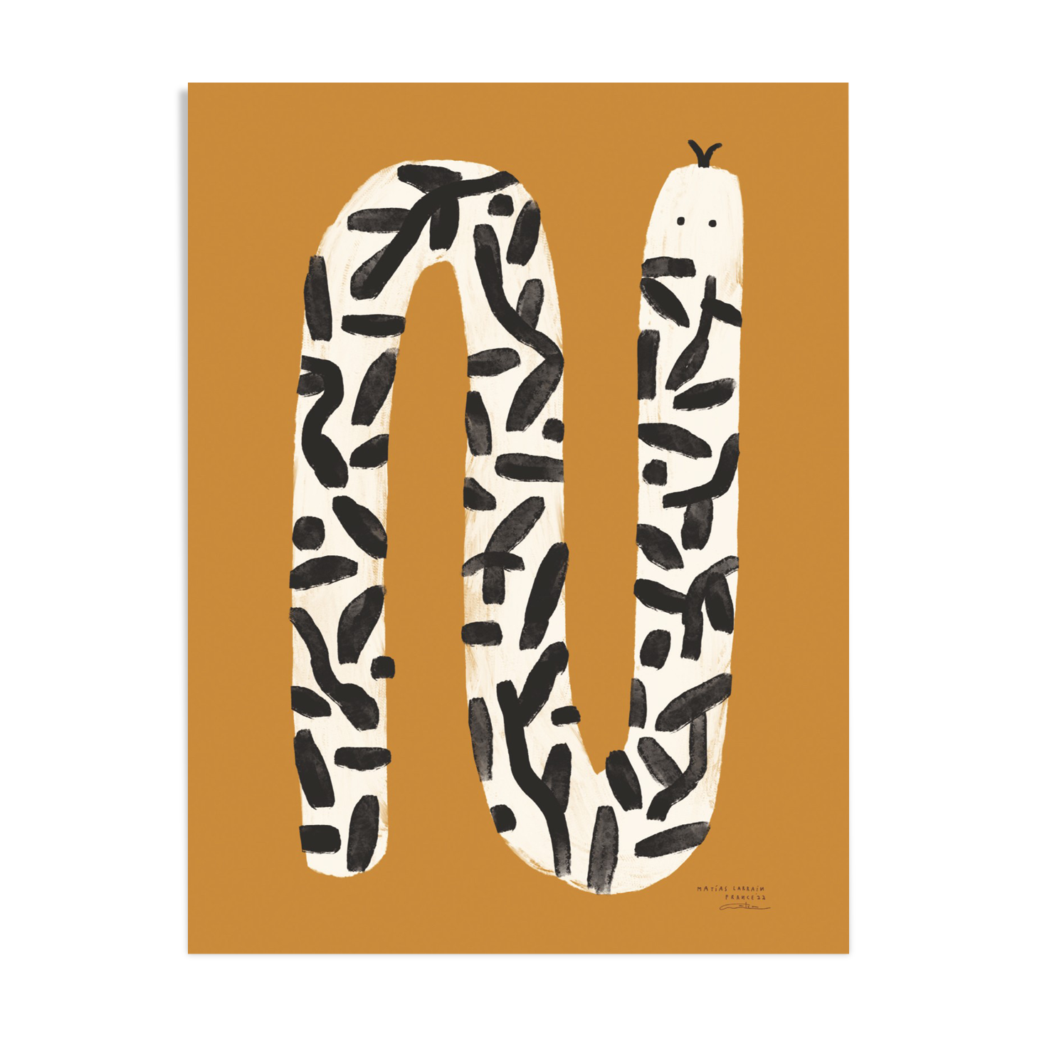 Pop-up Christmas 22 - Wall poster snake plant pattern 30cm*40cm