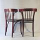 Two Art Deco Thonet bistro chairs, Model A 429.
